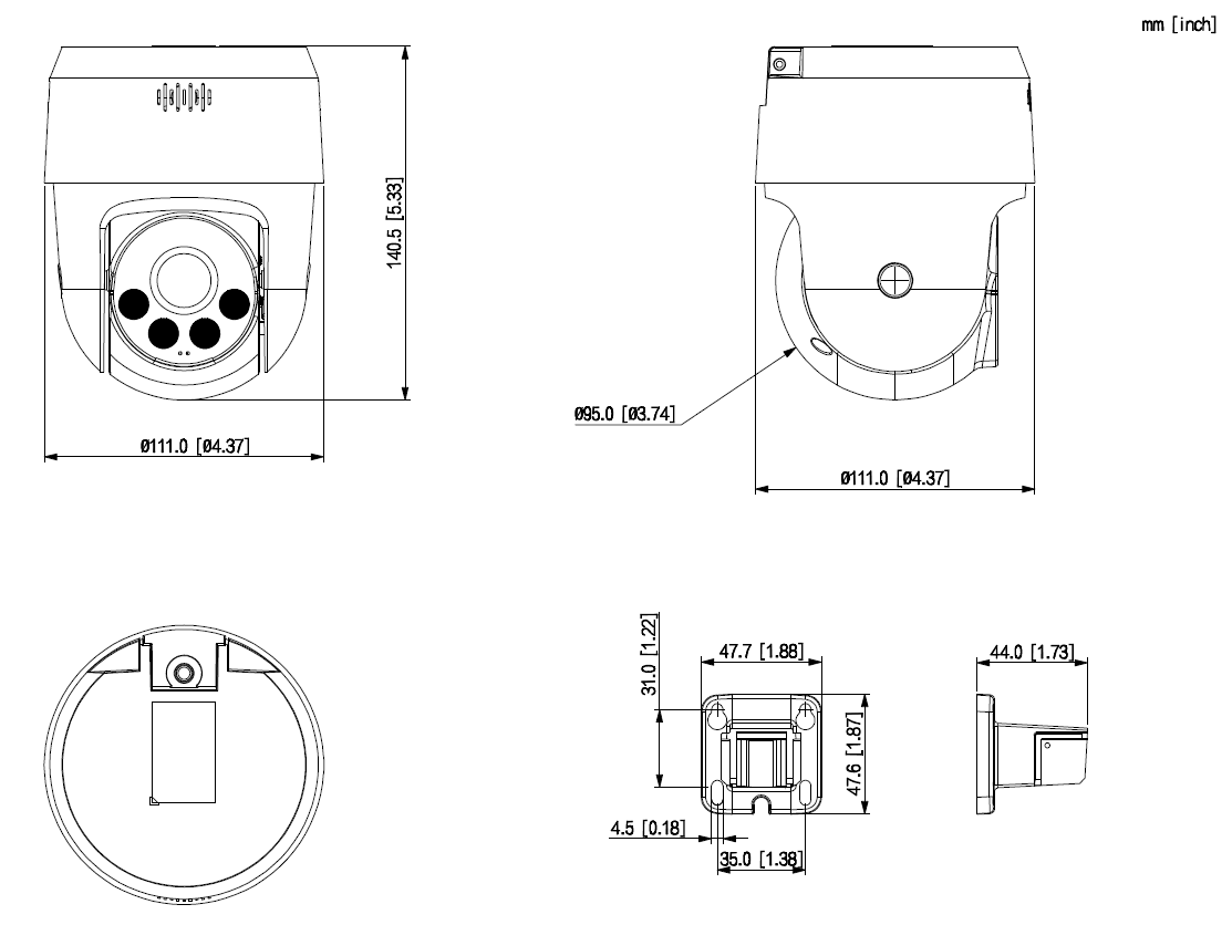 Dahua - SD2A500NB-GNY-A-PV-0400 - IP - PT