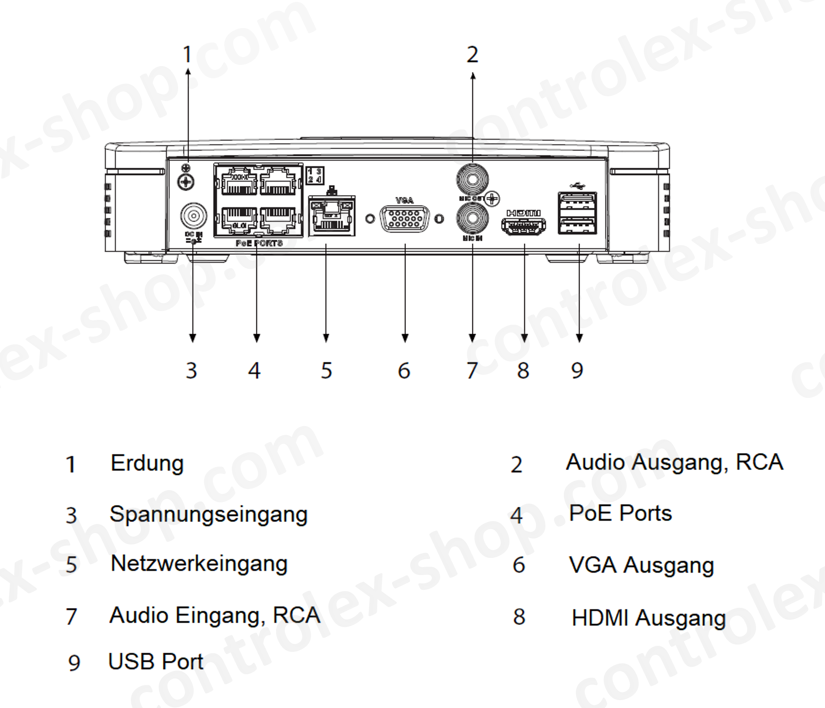 Dahua - NVR4104-P-EI - NVR - 4 Kanal - 4 PoE