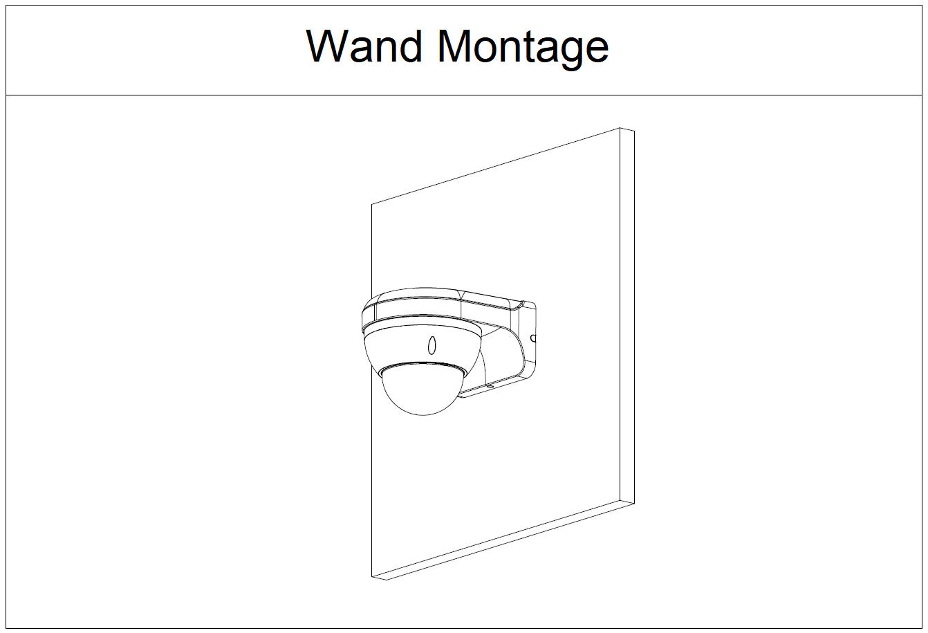 Dahua - PFB2203W - Zubehör - Wandhalterung