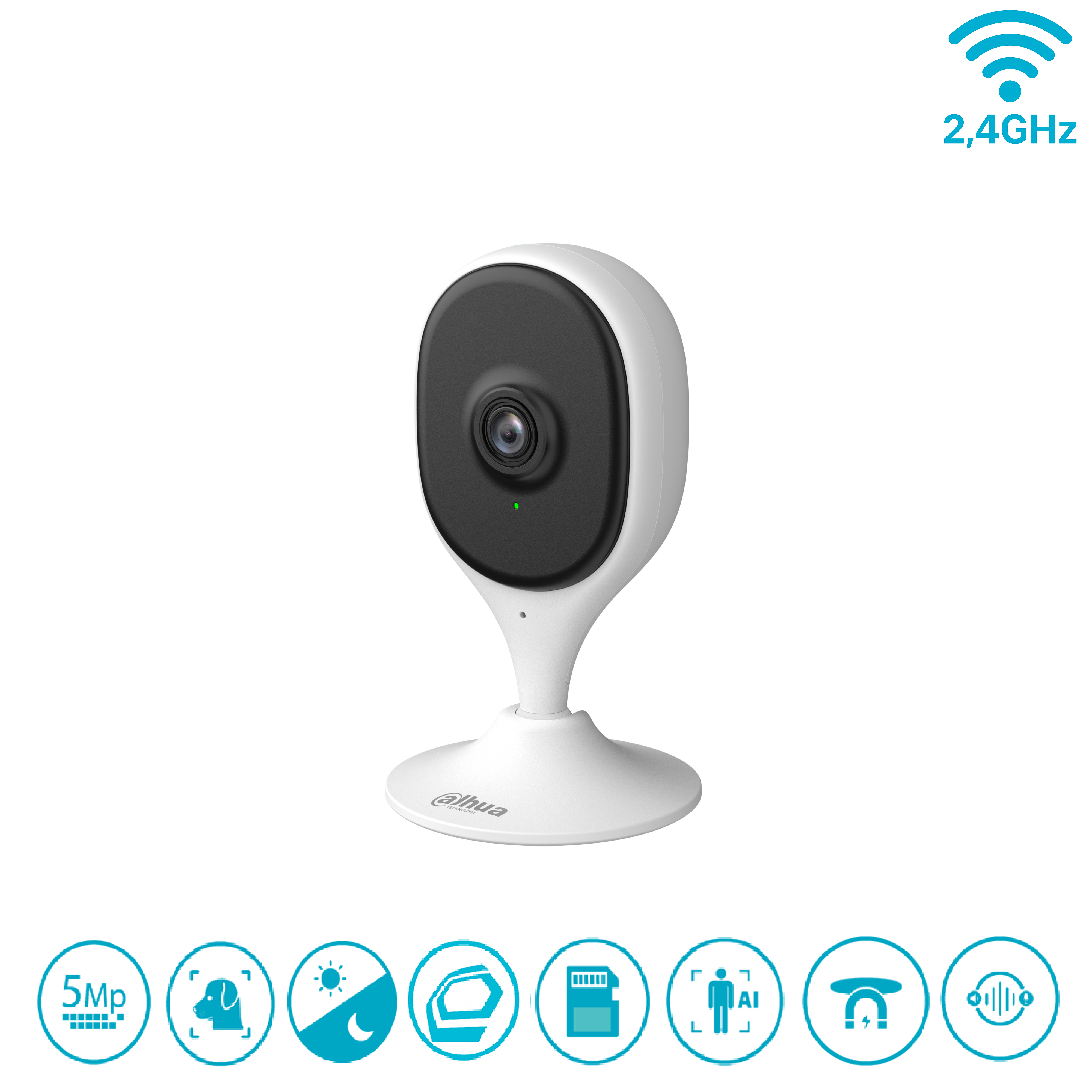 Dahua - IPC-C5AP-0280B-EUR - Wifi - Cube