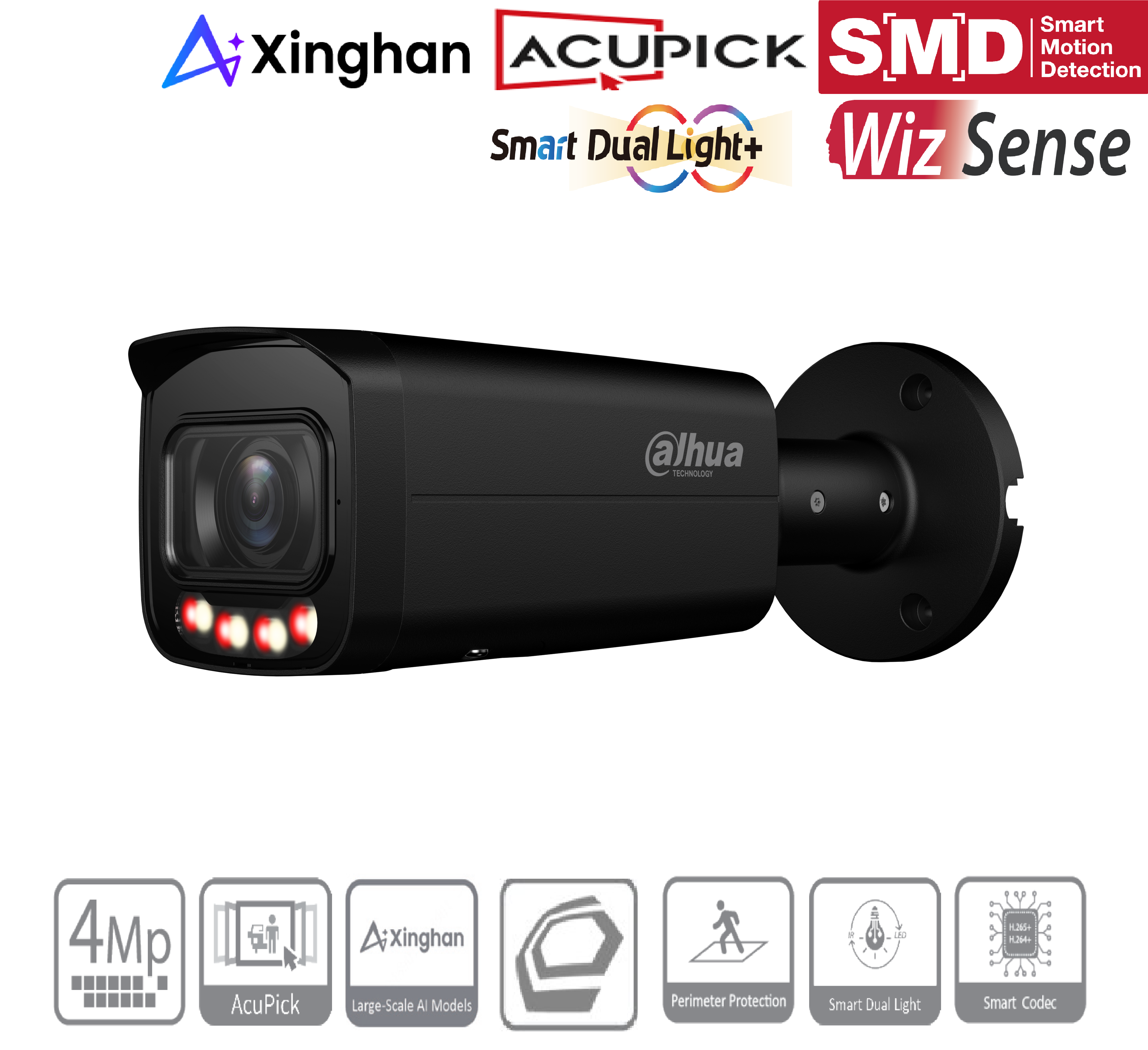 Dahua - IPC-HFW3449TP-ZS-IL-Black - IP - Bullet