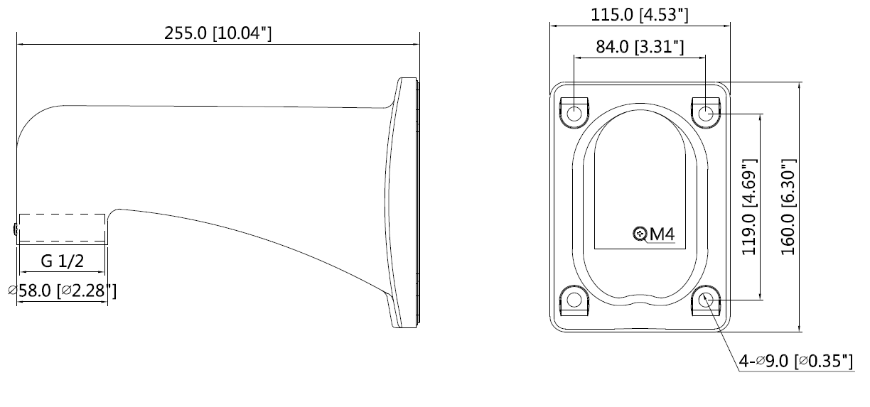 Dahua - PFB303W - Zubehör - Wandhalterung