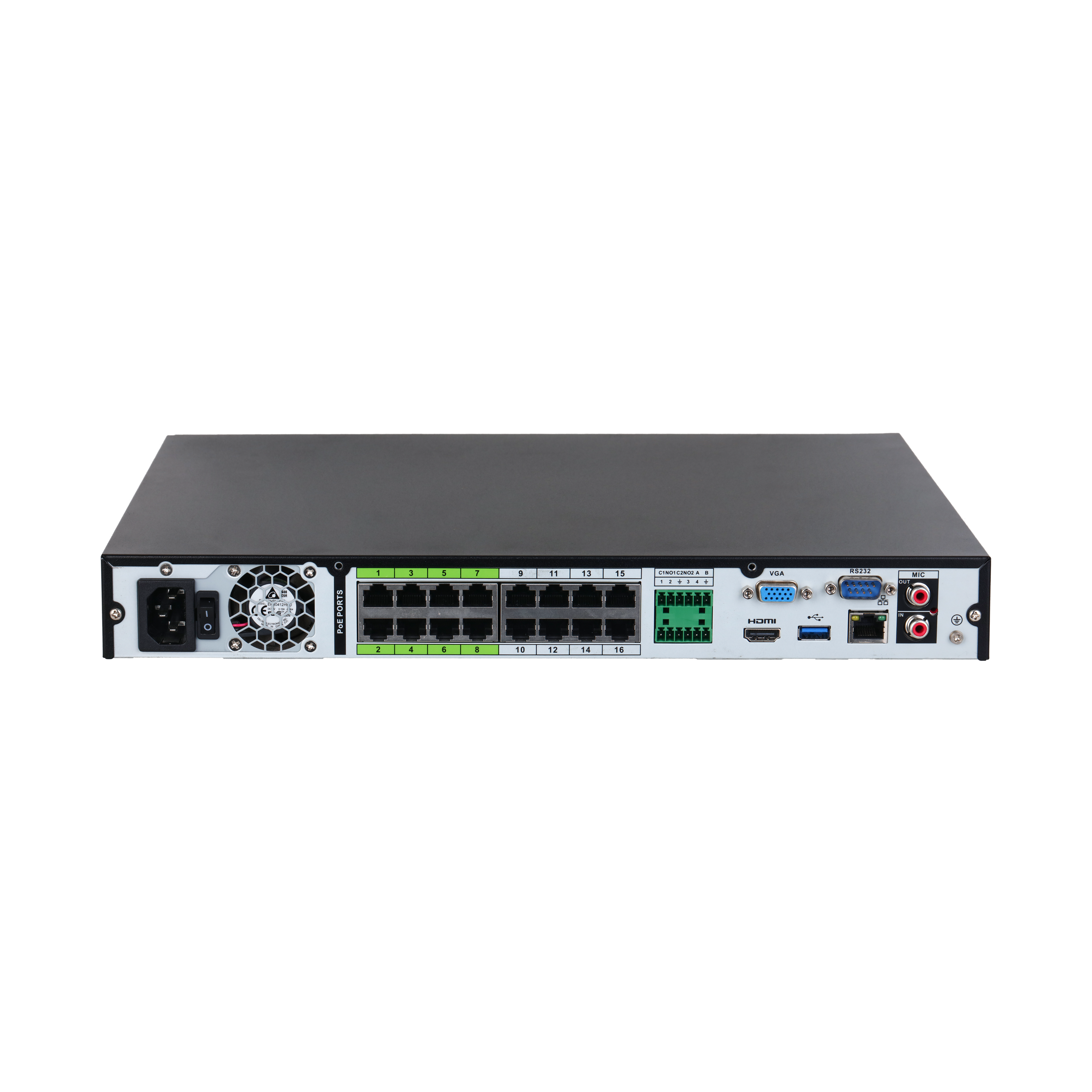 Dahua - NVR5216-16P-EI - NVR - 16 Kanal - 16 PoE
