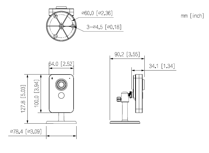 Dahua - IPC-K1430KP-STW-0280B-EUR - Wifi - Cube