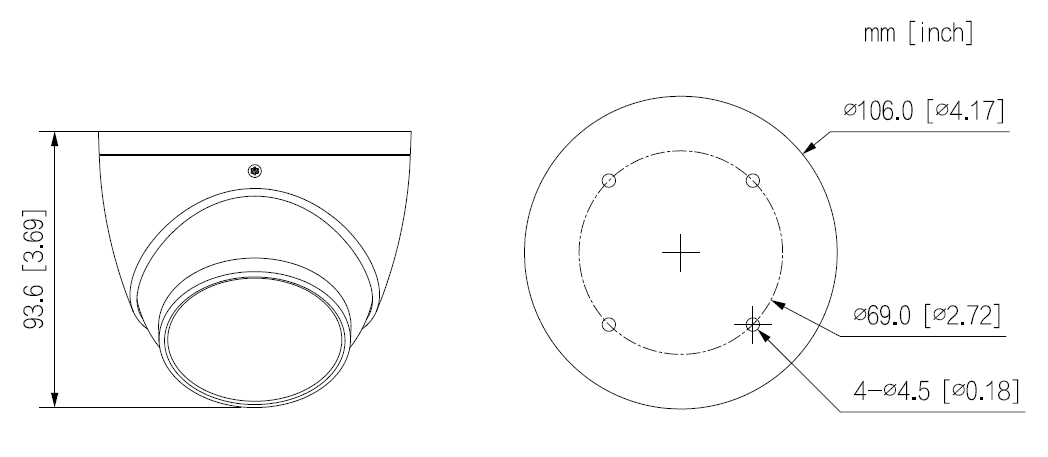 Dahua - IPC-HDW3841EMP-S-0280B-S2 - IP - Eyeball