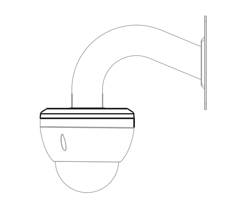 Dahua - PFA101 - Zubehör - Aufhängeadapter