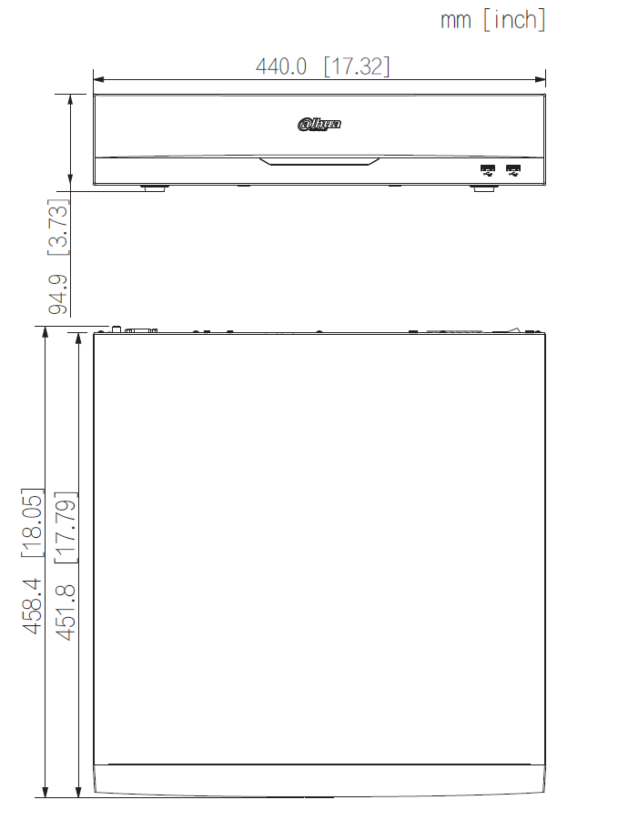 Dahua - NVR5832-EI - NVR - 32 Kanal