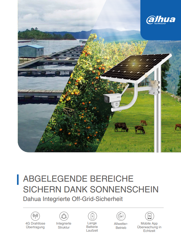 Solution Katalog - Dahua Integrated Off-grid Security