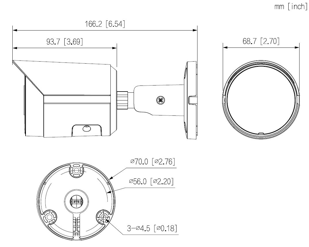 Dahua - IPC-HFW2241SP-S-0280B - IP - Bullet