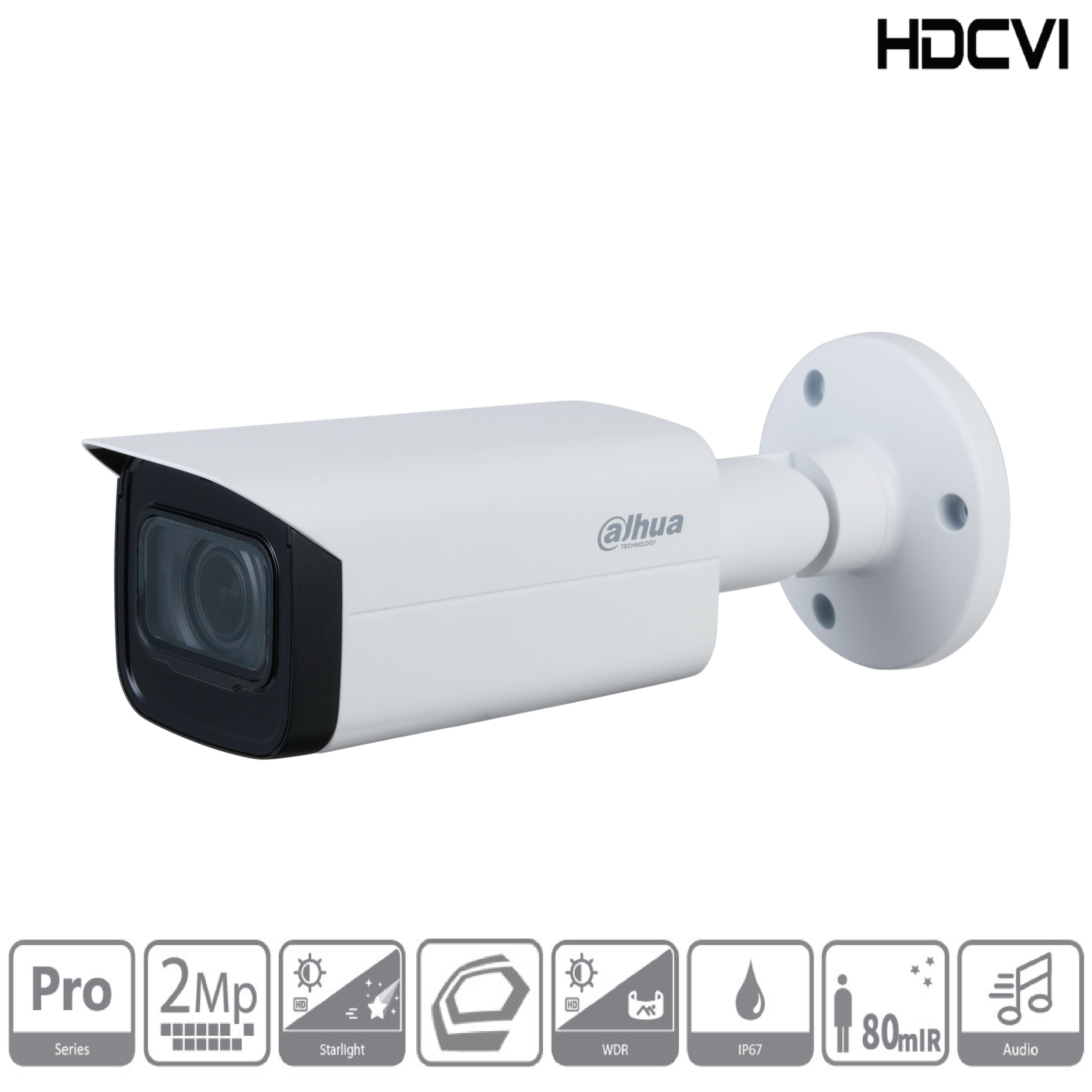 Dahua - HAC-HFW2241TUP-Z-A-DP-S2-DIP - HDCVI - Bullet