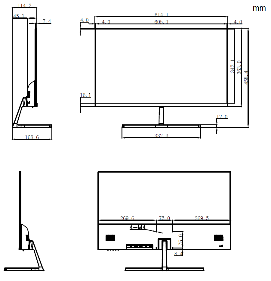 Dahua - LM27-B200S-B3-V - 27" Full-HD  Monitor
