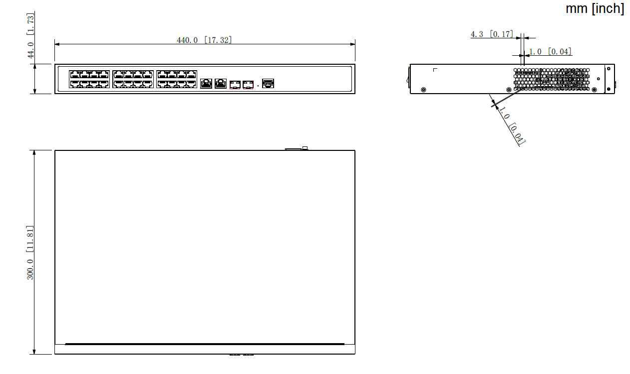 Dahua - PFS4226-24ET-360-V3 - Switch - 24 PoE