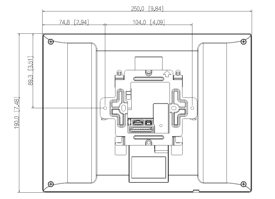 Dahua - VTH8642KMS-W - Monitor - Hybrid - Wifi - 2-Draht - Weiss