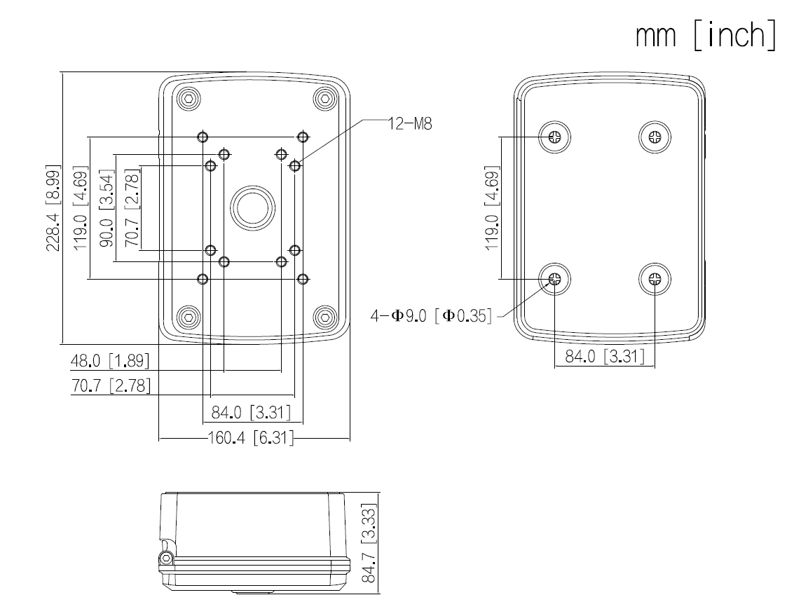 Dahua - PFA126 - Zubehör - Anschlusskasten