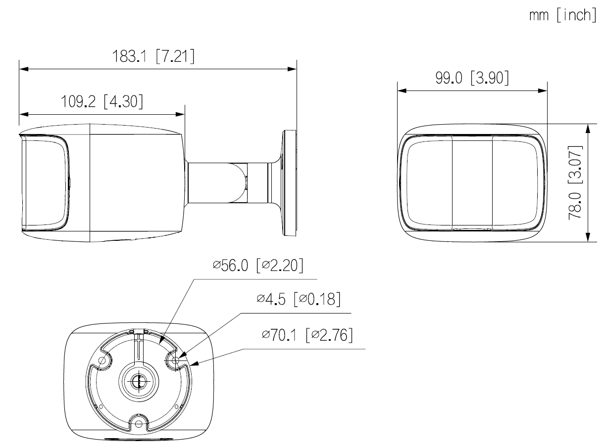 Dahua - IPC-PFW3849SP-A180-E2-AS-PV-0280B-Black - IP - Bullet