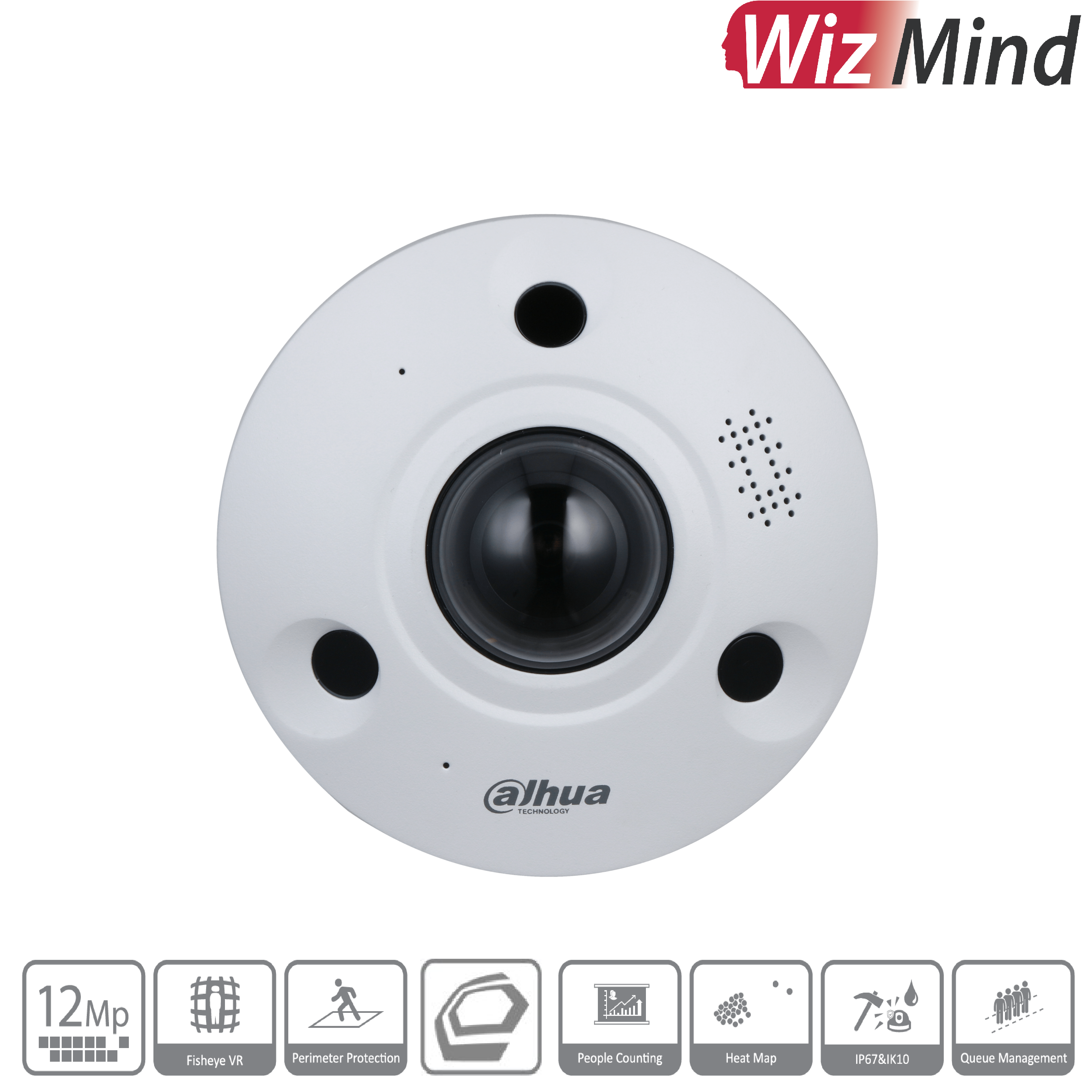 Dahua - IPC-EBW81242-AS-S2 - IP - Fisheye