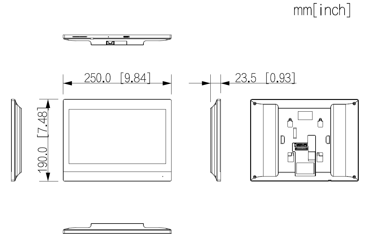 Dahua - VTH8642KMS-W - Monitor - Hybrid - Wifi - 2-Draht - Weiss