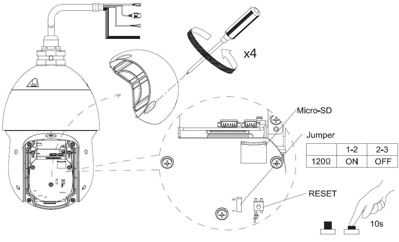 Dahua - SD4D825MB-HNR - IP - PTZ