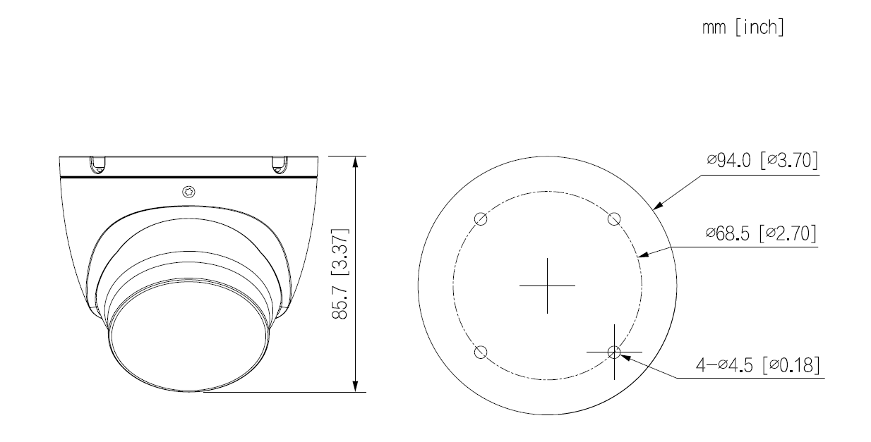 Dahua - HAC-HDW1200TLMP-0280B-S6 - HDCVI - Eyeball