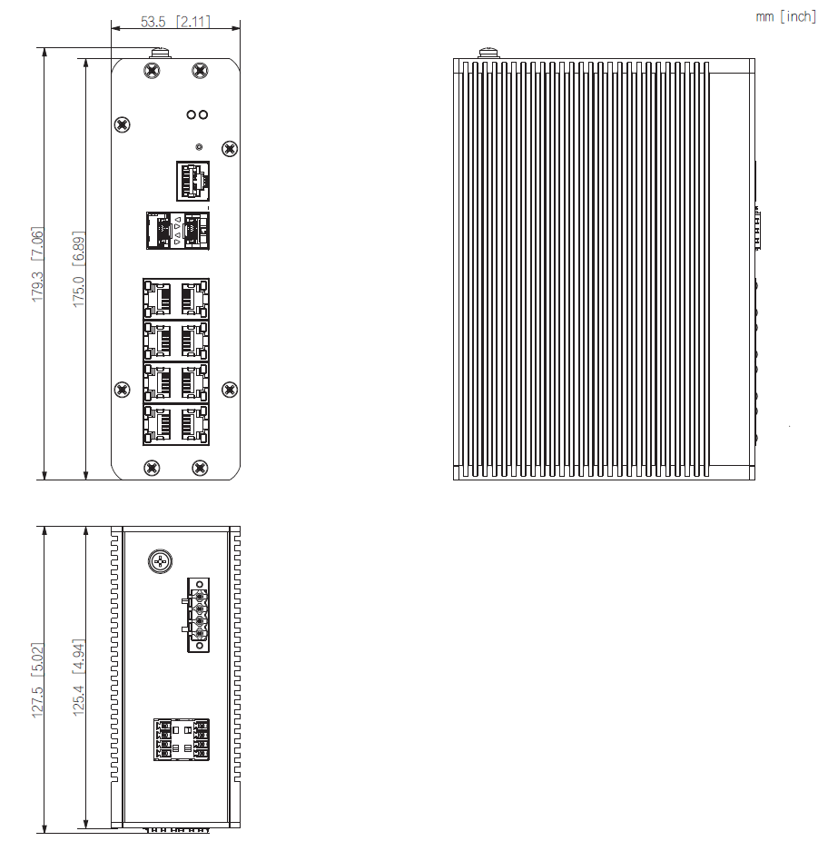 Dahua - IS4210-8GT-120 - Switch - 8 PoE-GB - 2 SFP