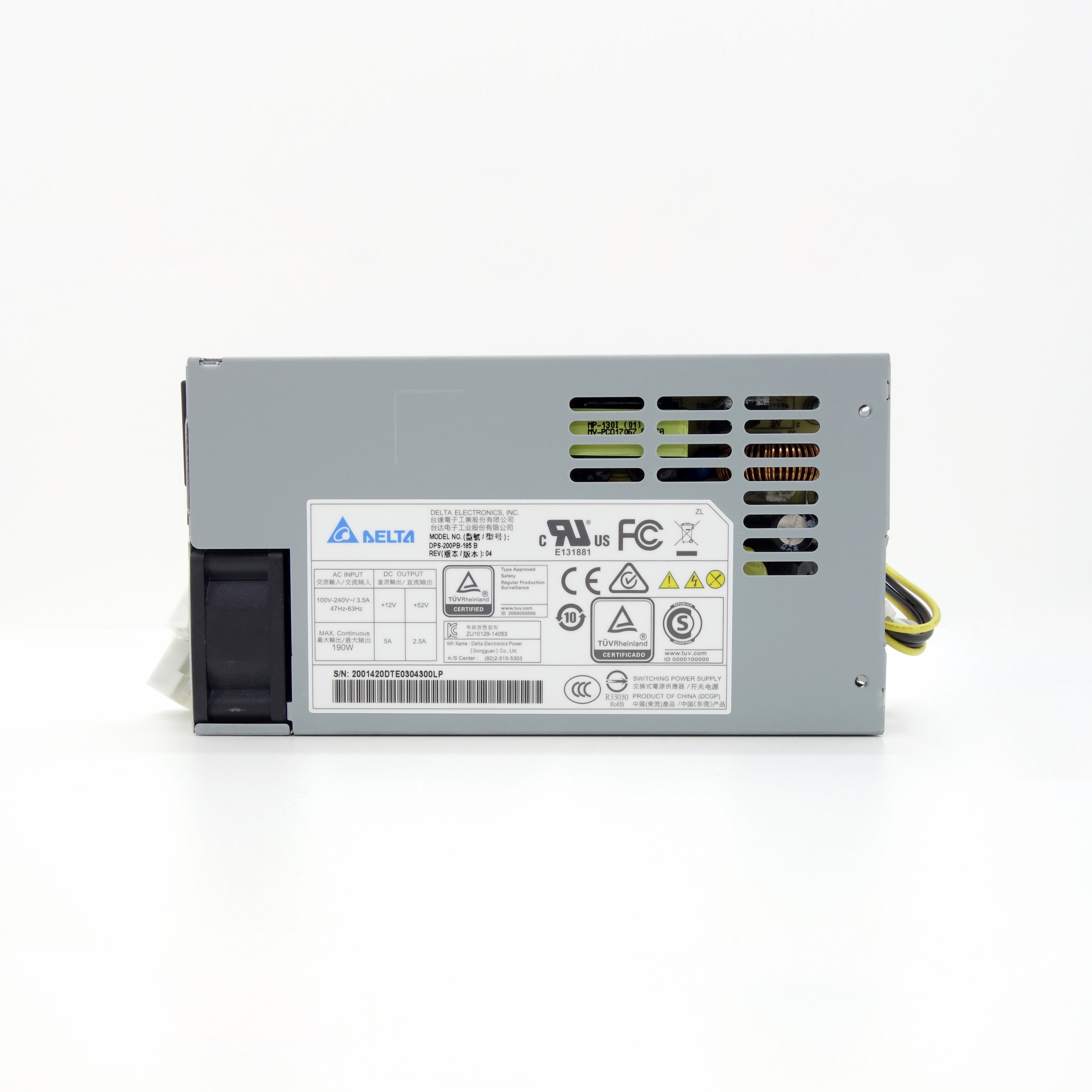 Dahua - DPS-200PB-185B / Einbaunetzteil DC 12V 5A / 52V 2.5A - Ersatzteil