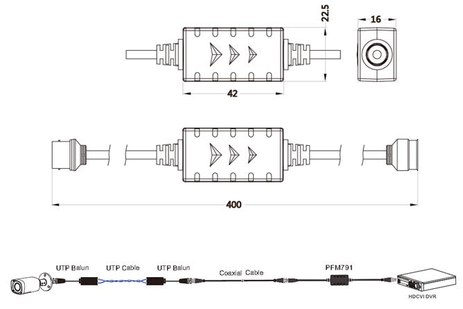 Dahua - PFM791 - Zubehör - HDCVI Entstörer