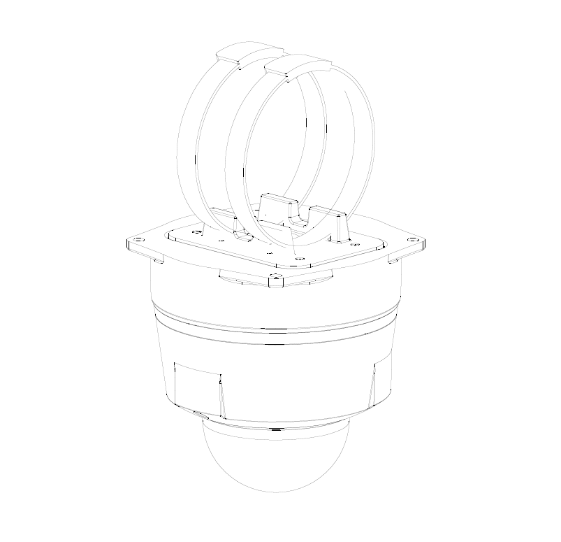 Dahua - PFA152-E - Zubehör - Masthalterung