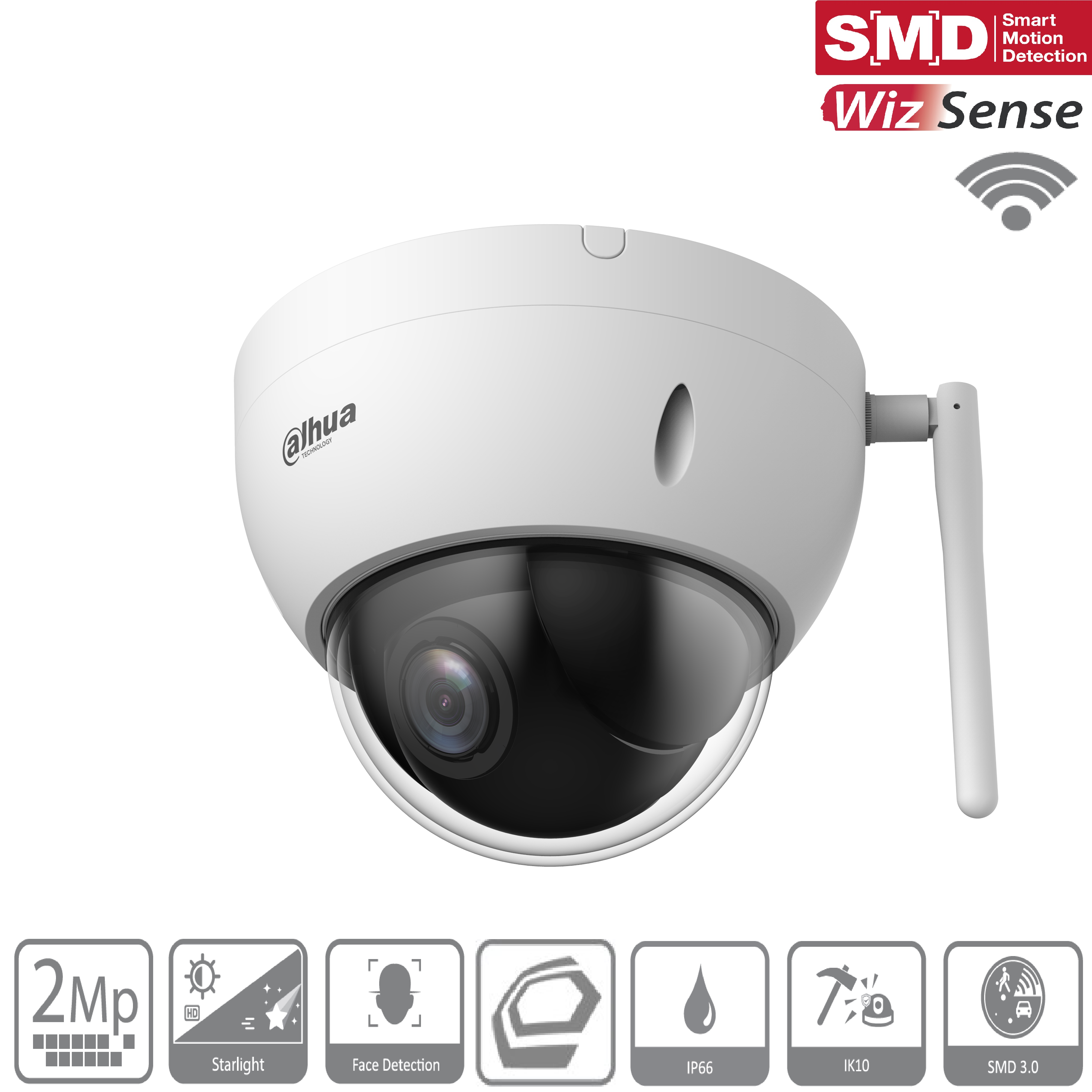 Dahua - SD22204DB-GNY-W - IP - Wifi - PTZ