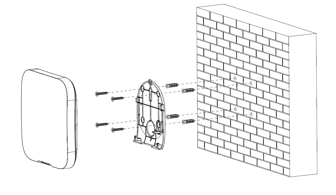 Dahua - ARC3800H-W2(868) - Alarm - Zentrale