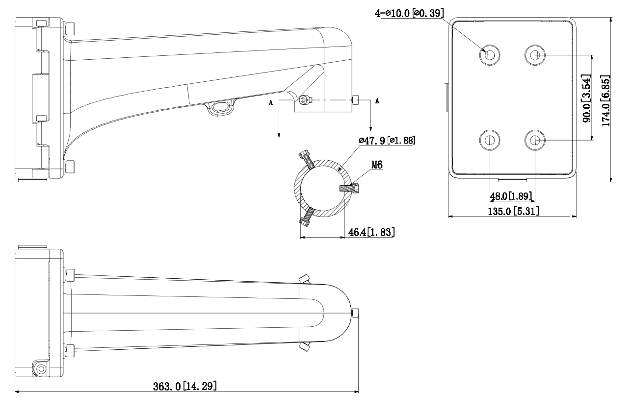 Dahua - PFB310W - Zubehör - Wandhalterung