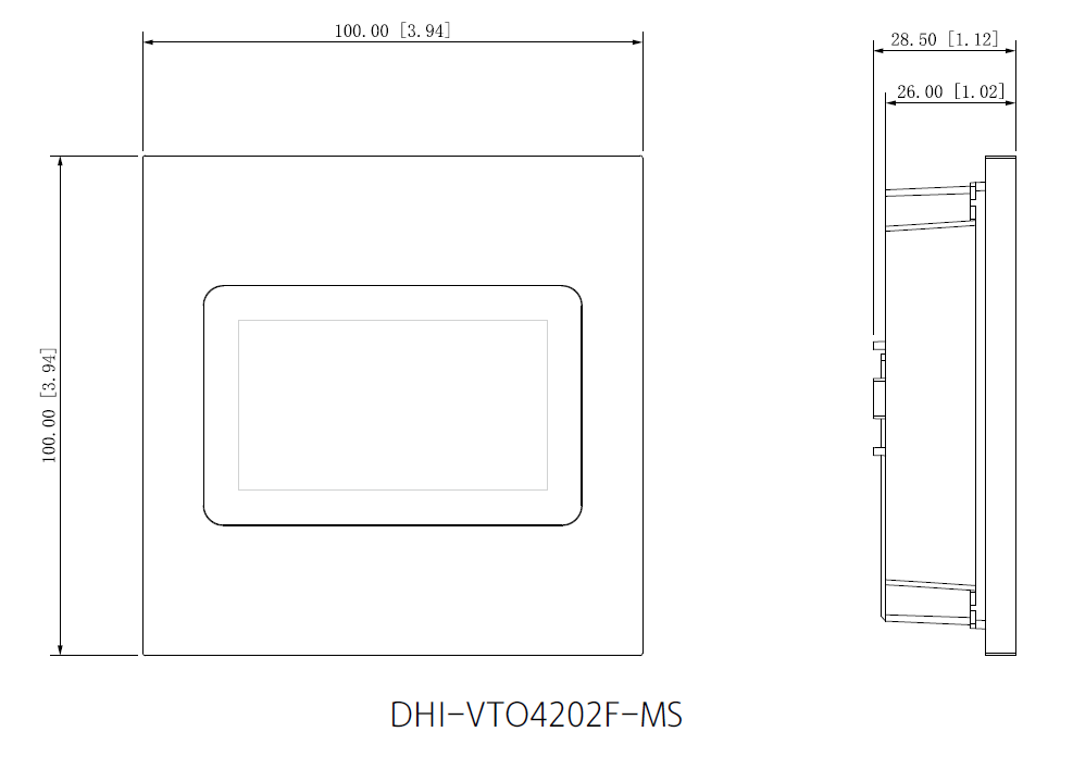 Dahua - VTO4202F-MS - LCD Display Modul