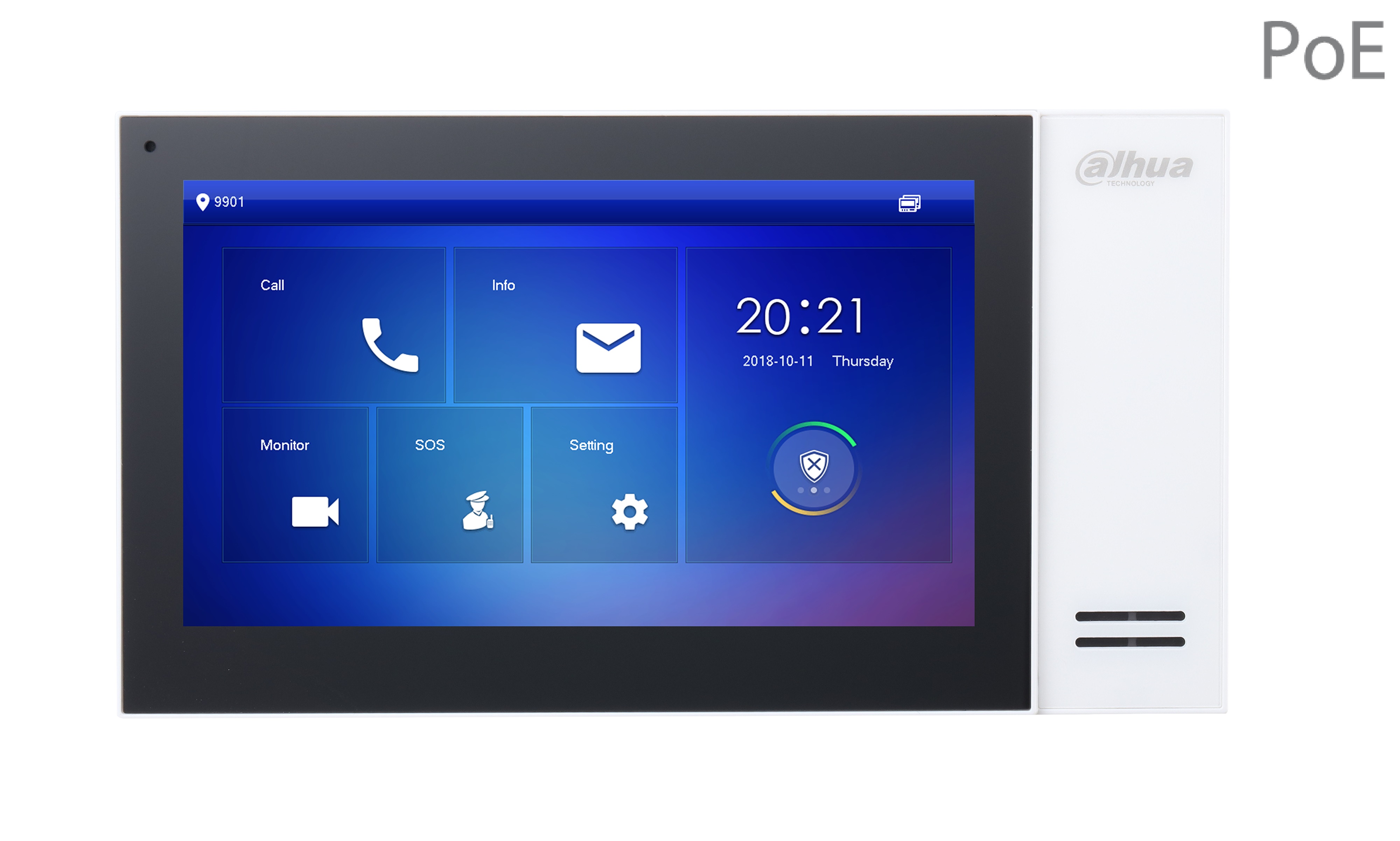 Dahua - VTH2421FW-P - Monitor - PoE - weiß