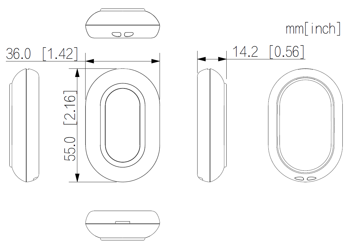 Dahua - ARD821-W2(868)-L - Alarm - Panik Knopf