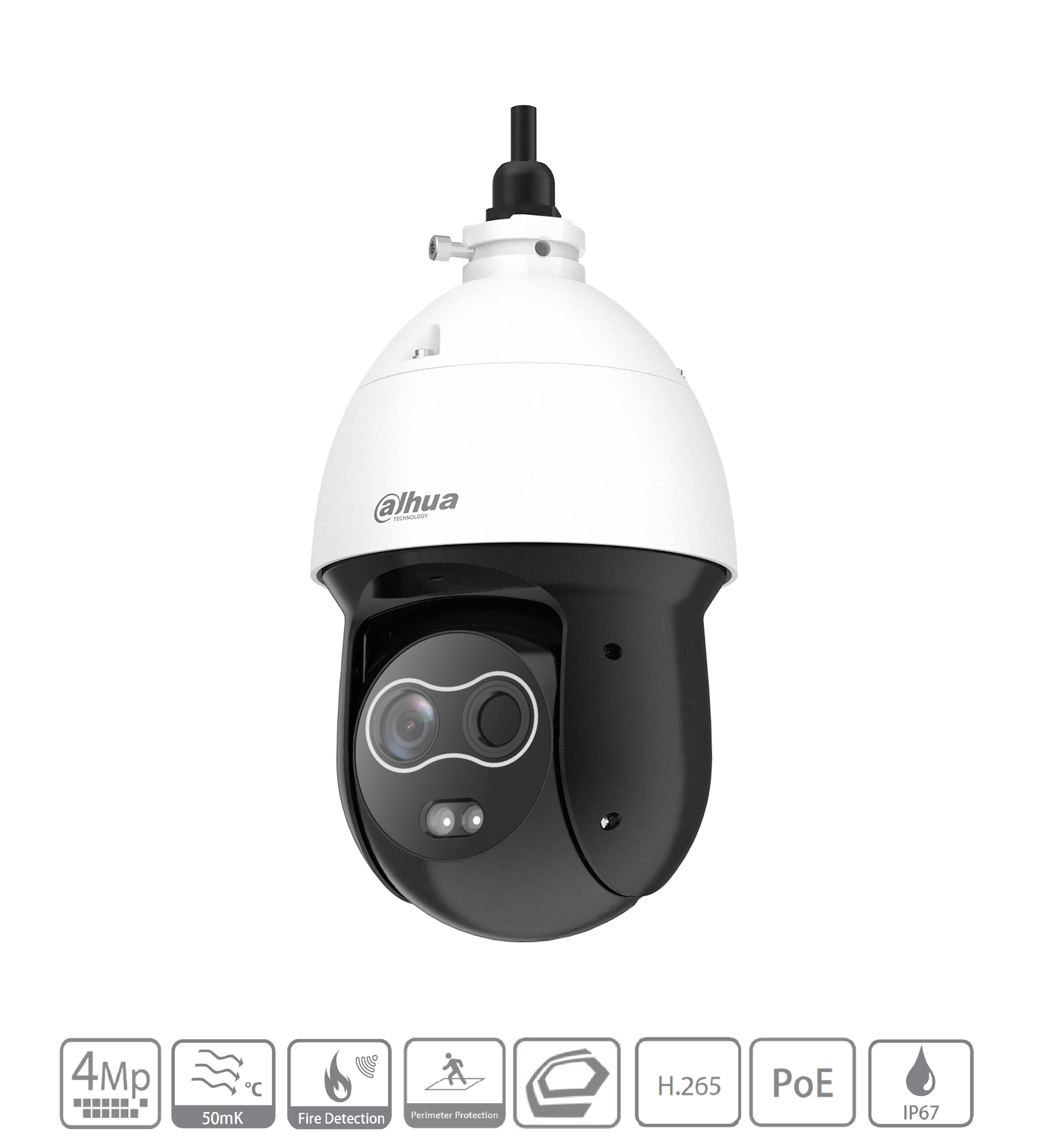 Dahua - TPC-SD2241-B7F8-DW-S2 - Thermal PTZ