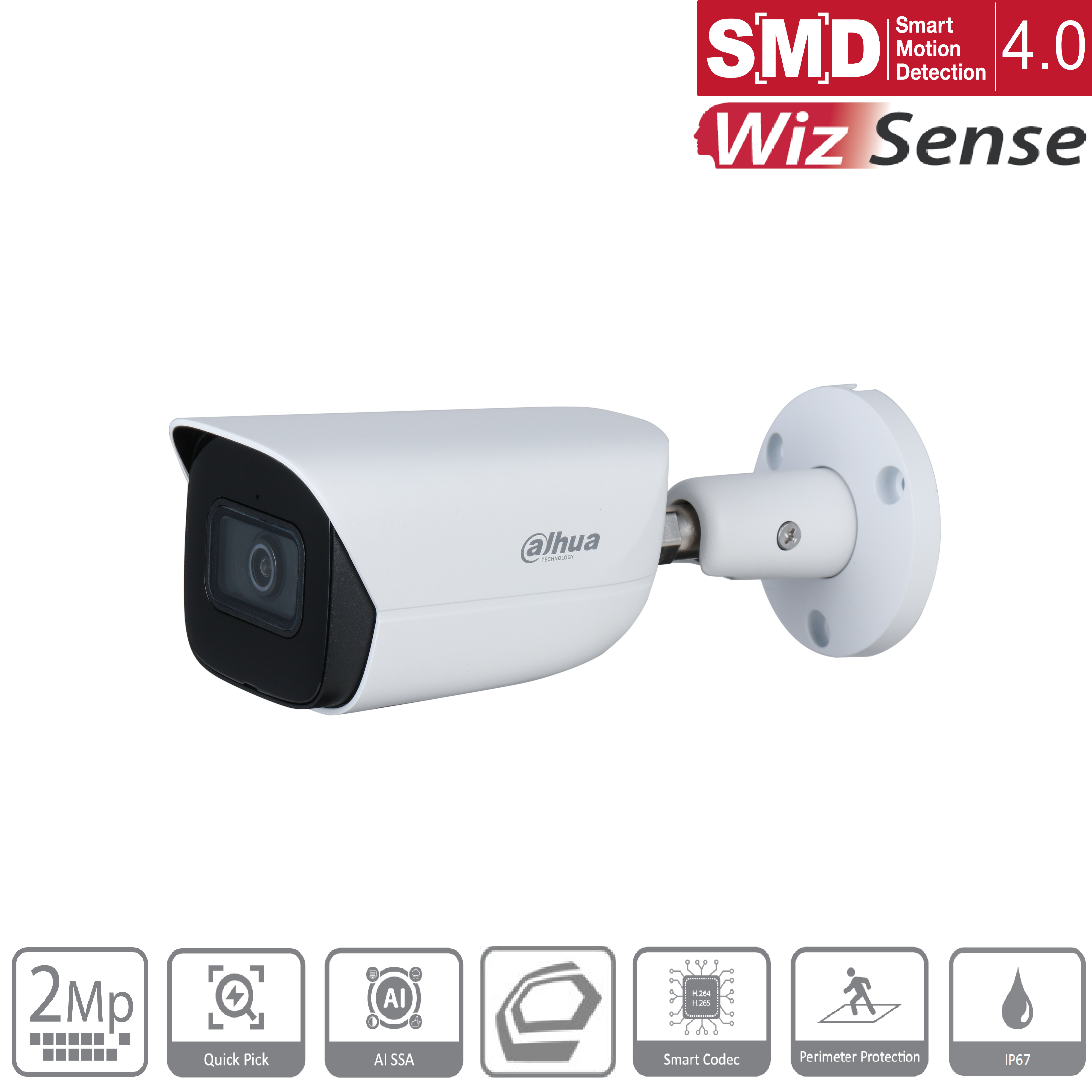 Dahua - IPC-HFW3241EP-S-0280B-S2 - IP - Bullet