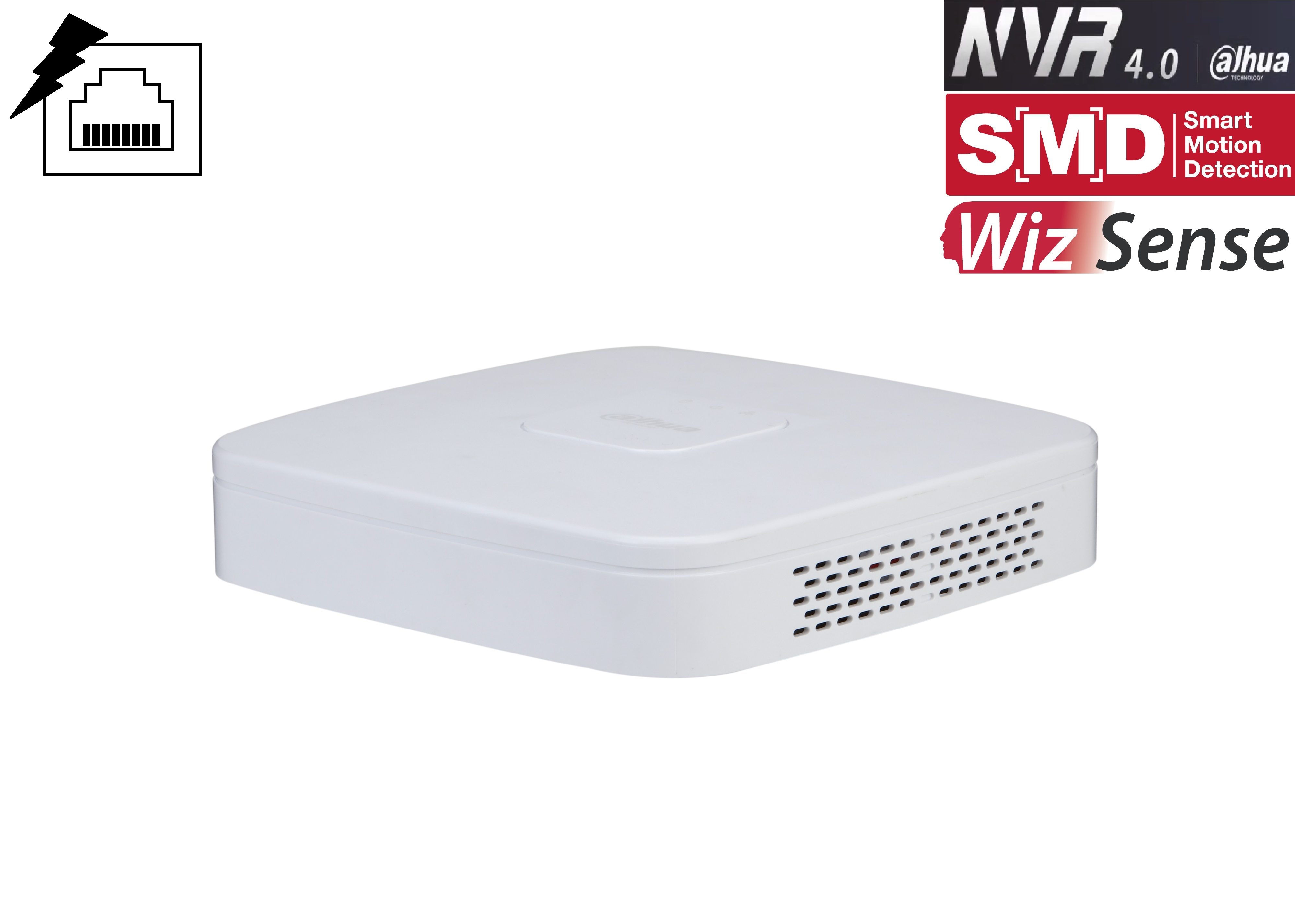 Dahua - NVR4104-P-EI - NVR - 4 Kanal - 4 PoE