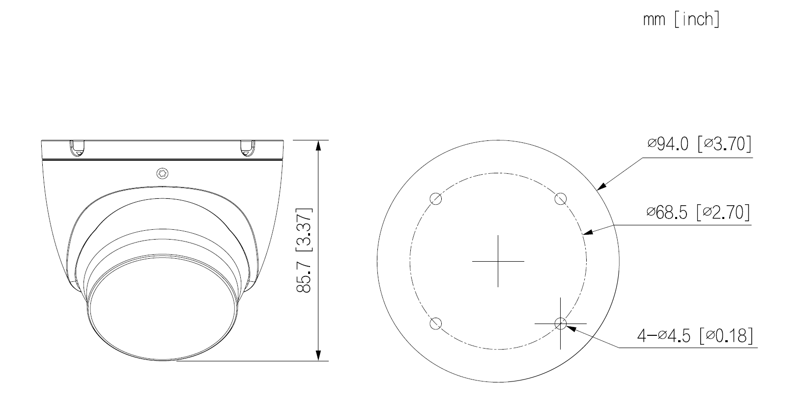 Dahua - HAC-HDW1500TLMP-A-0280B-S2 - HDCVI - Eyeball