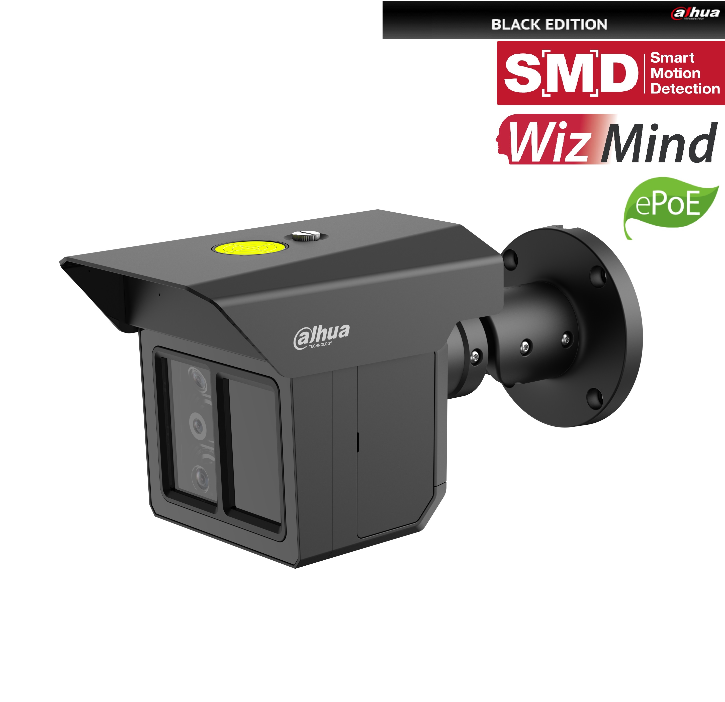 Dahua - IPC-MFW5241T2P-E3-ASE-0360/1200/2500B-Black - IP - Bullet - Reichweite