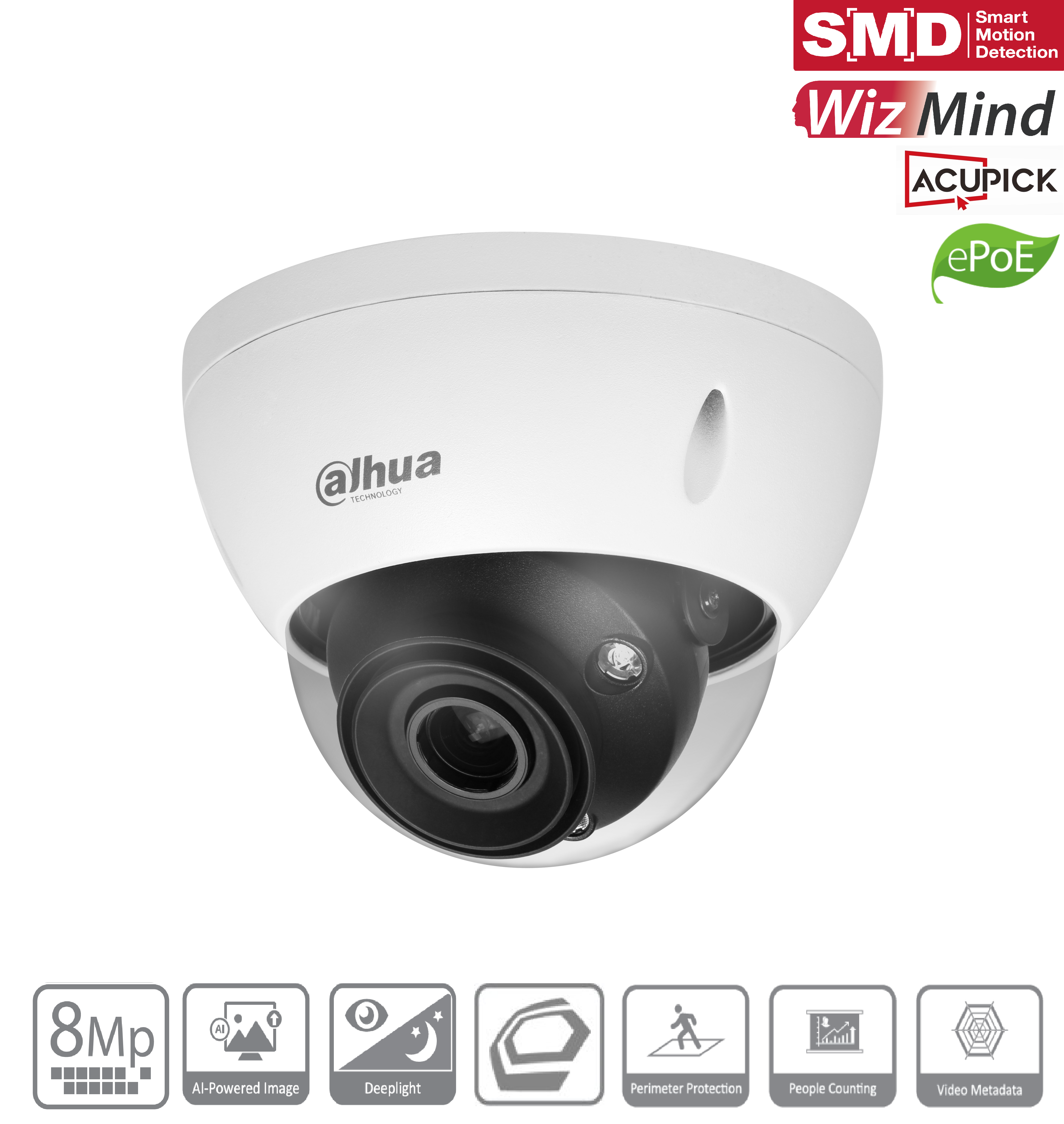 Dahua - IPC-HDBW5842EP-ZE-S3 - IP - Dome