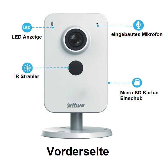 Dahua - IPC-K1430KP-STW-0280B-EUR - Wifi - Cube
