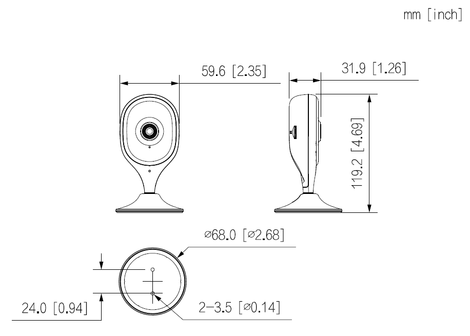 Dahua - IPC-C5AP-0280B-EUR - Wifi - Cube