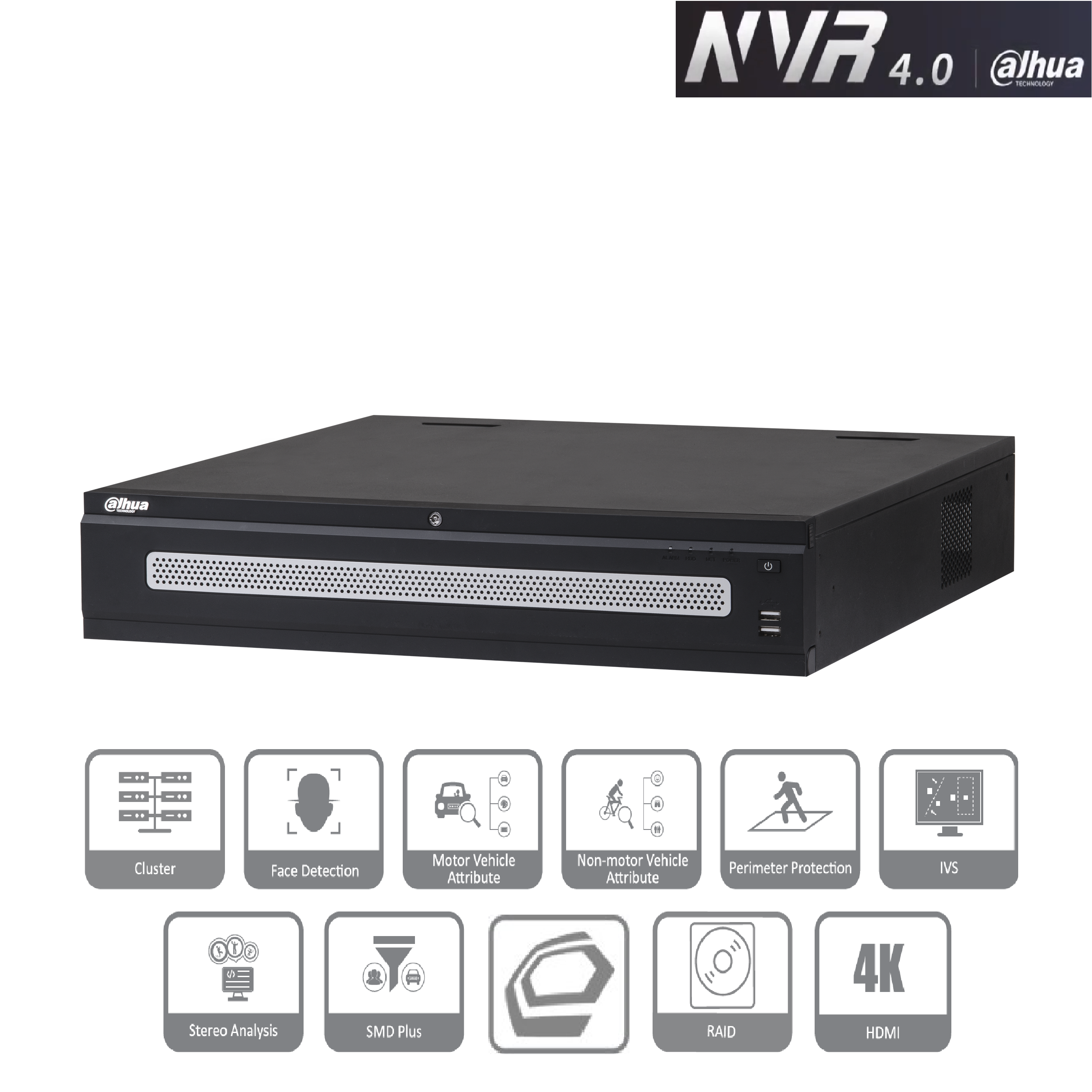 Dahua - NVR608H-128-XI - NVR - 128 Kanal