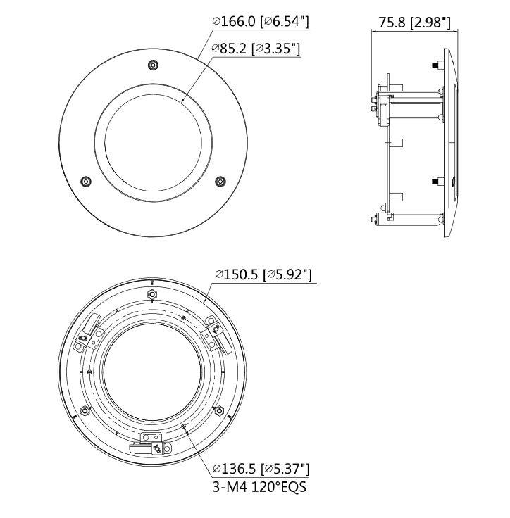 Dahua - PFB200C - Zubehör - Halterung Zwischendecken