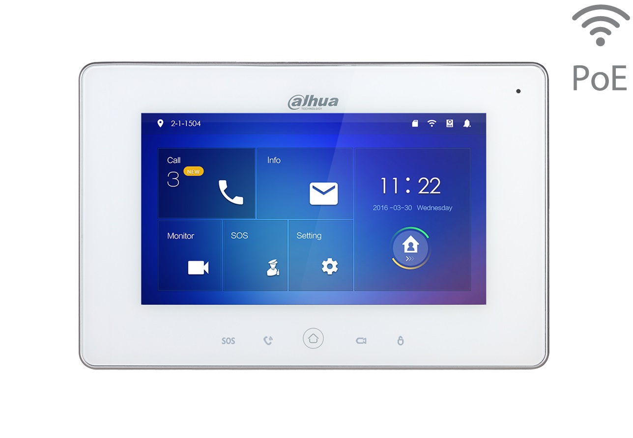 Dahua - VTH5221DW-S2 - Monitor - Wifi - weiß