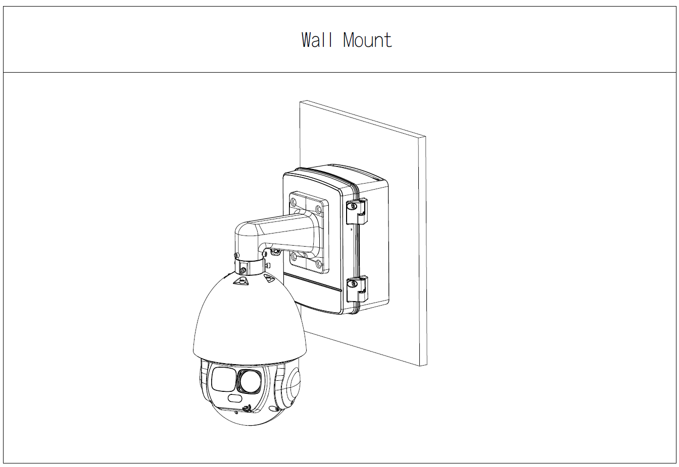 Dahua - PFA6400S - Zubehör - Anschlusskasten
