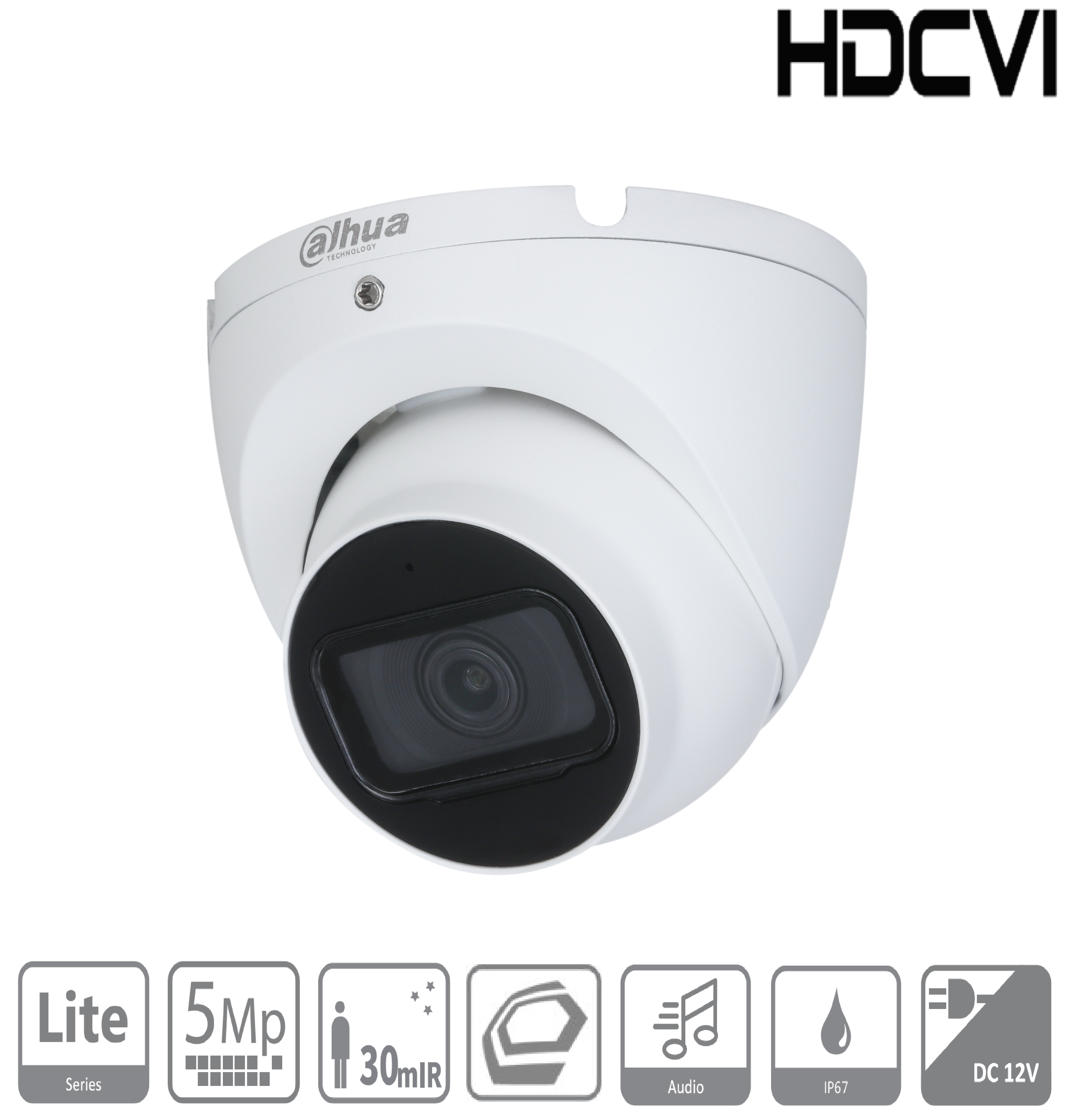 Dahua - HAC-HDW1500TLMP-A-0280B-S2 - HDCVI - Eyeball