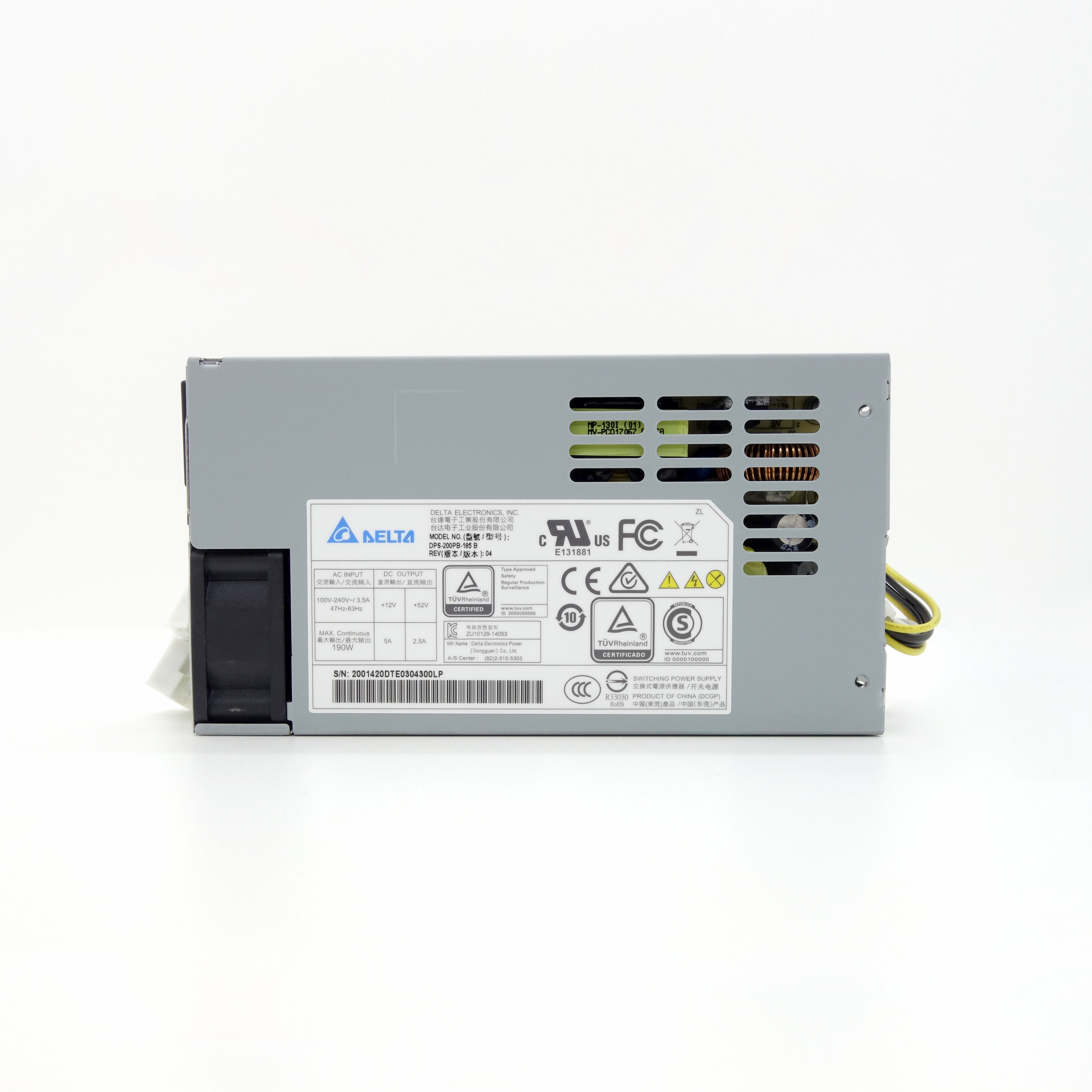 Dahua - DPS-200PB-185B / Einbaunetzteil DC 12V 5A / 52V 2.5A - Ersatzteil