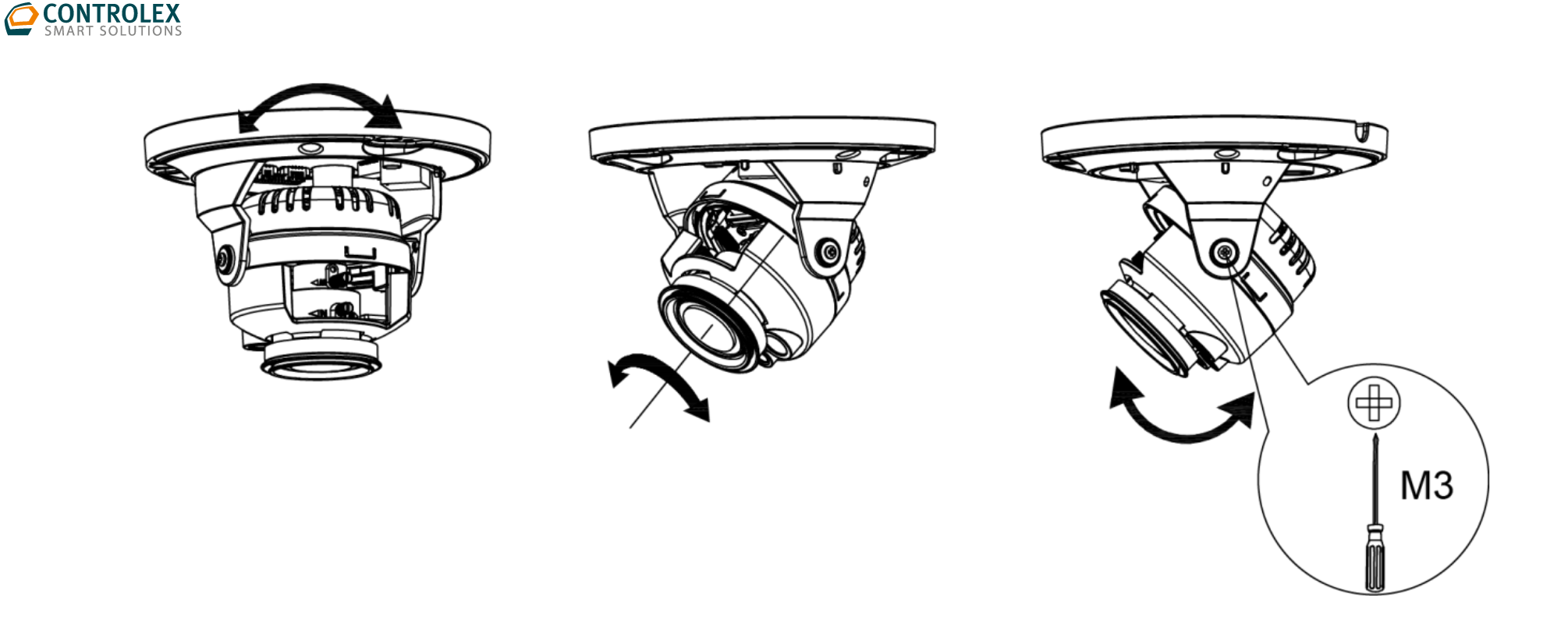 Dahua - IPC-HDBW3441RP-ZS-S2-Black - IP - Dome