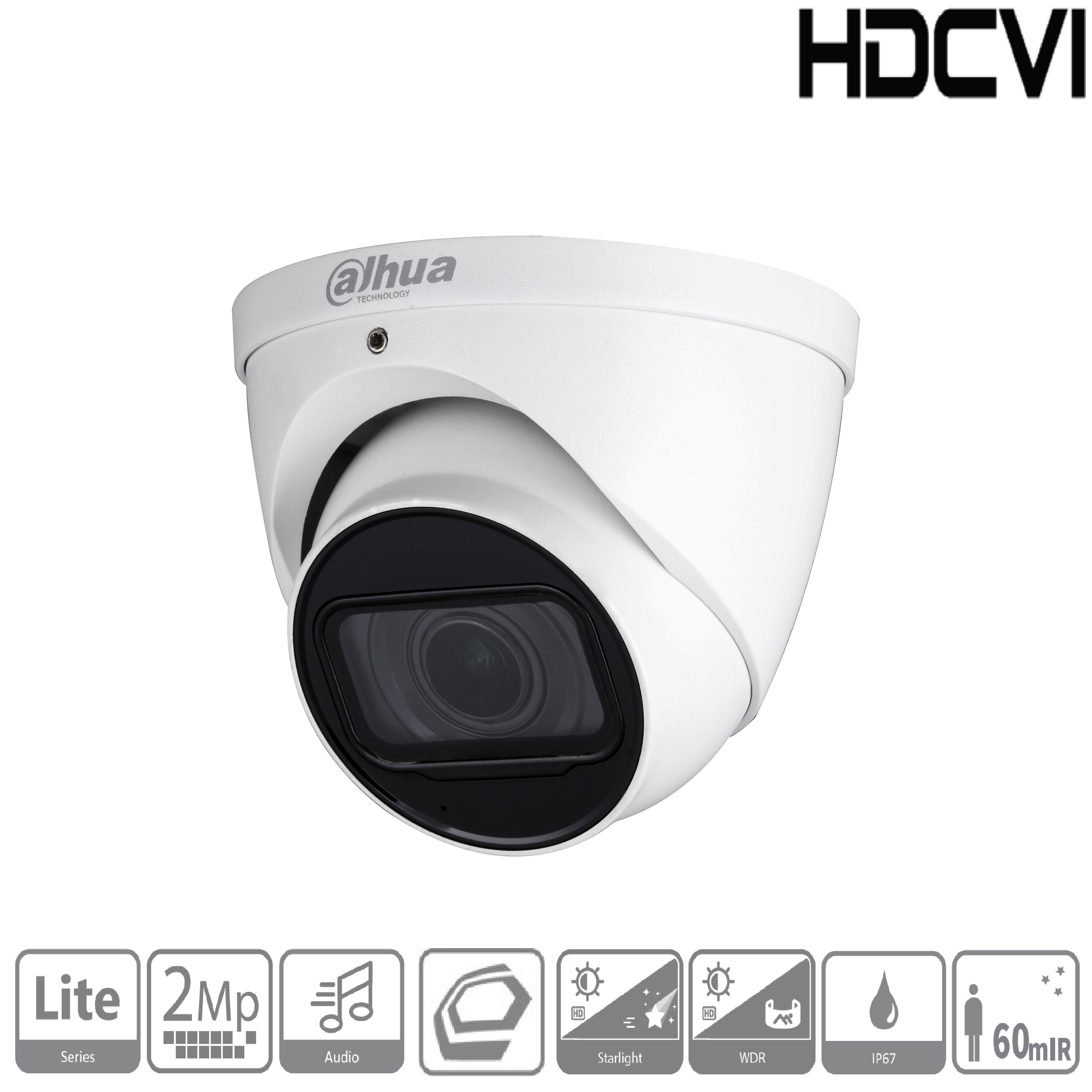 Dahua - HAC-HDW1231TP-Z-A - HDCVI - Eyeball