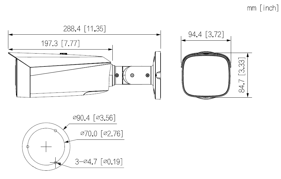 Dahua - IPC-HFW3449T1P-ZAS-PV-S5 - IP - Bullet